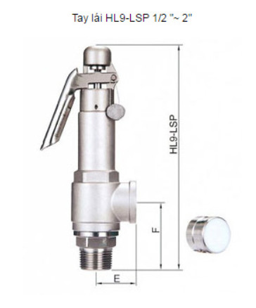 Van an toàn inox có tay